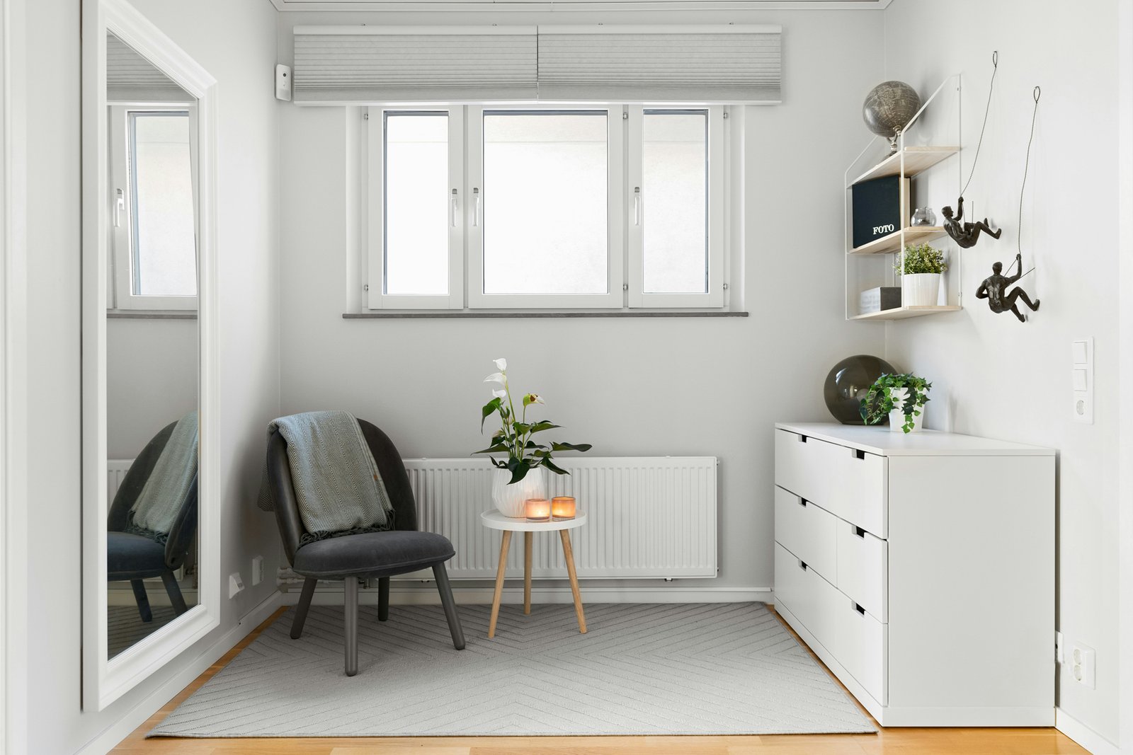 Thermostatregler an einem Heizkörper