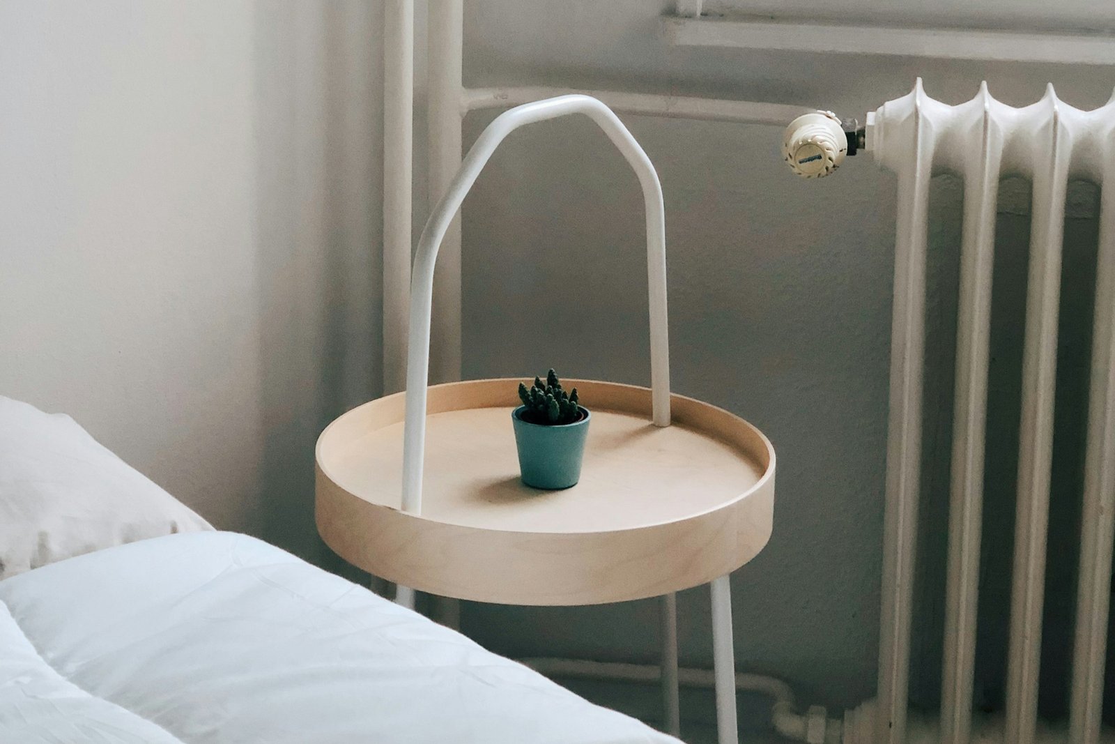 Heizkörperventil am Heizkörper